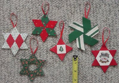 Star Ornaments - Paper Pieces