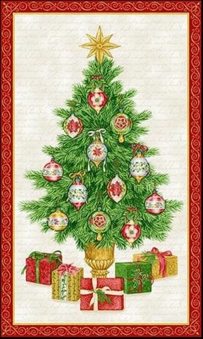 Christmas Elegance - Tree Panel
