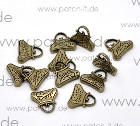 Charms "Handtasche" altmessing