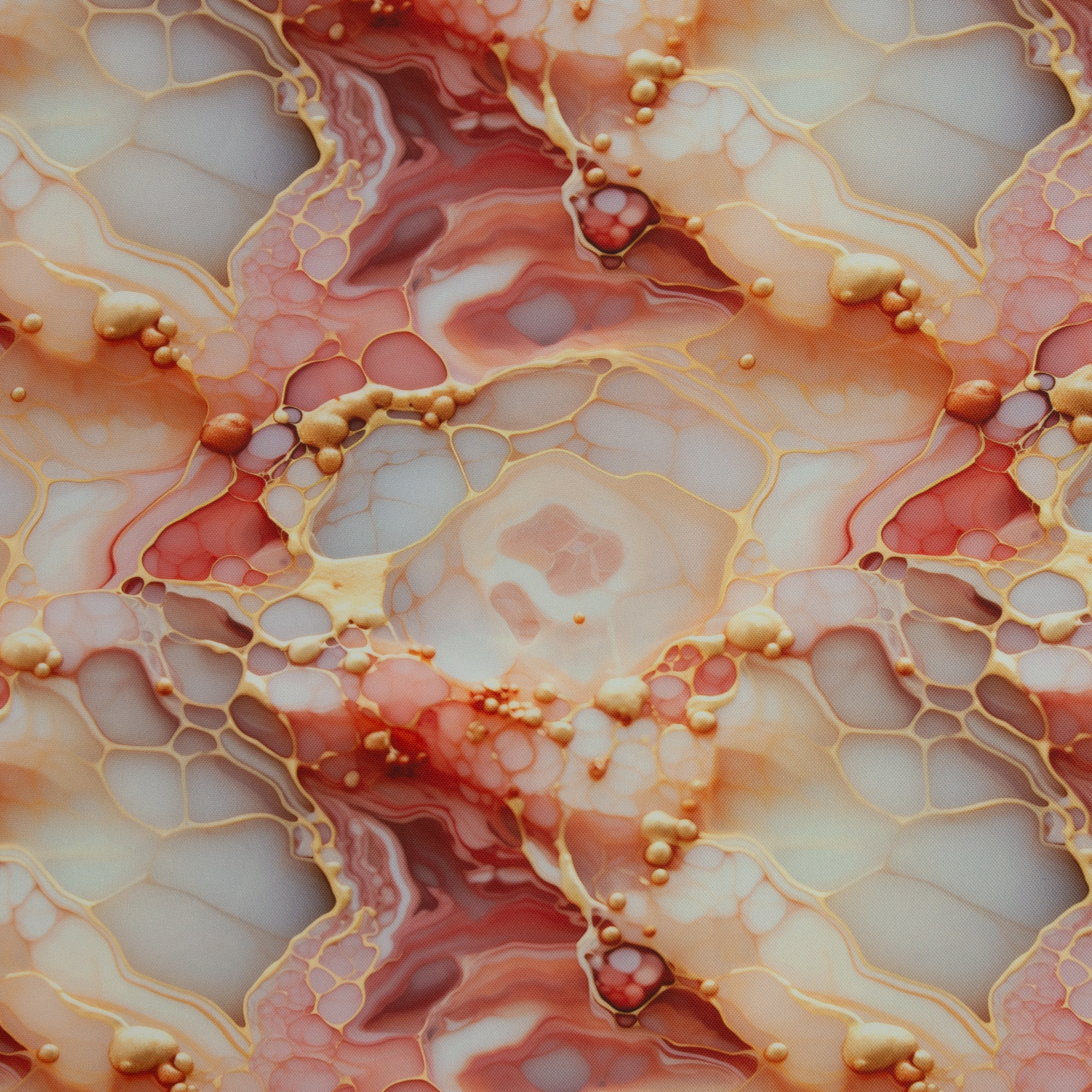 Flowing Bloom - Liquid - apricot-coral