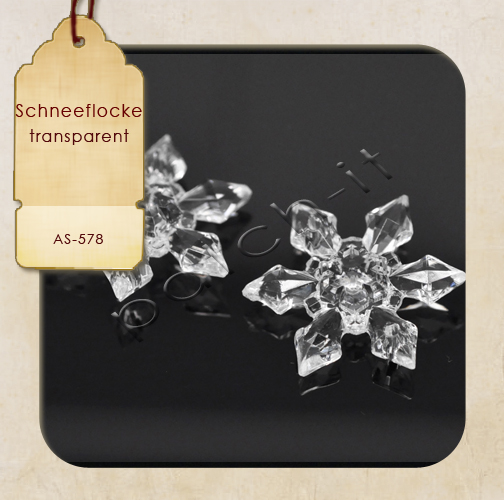 Schneeflocke transparent