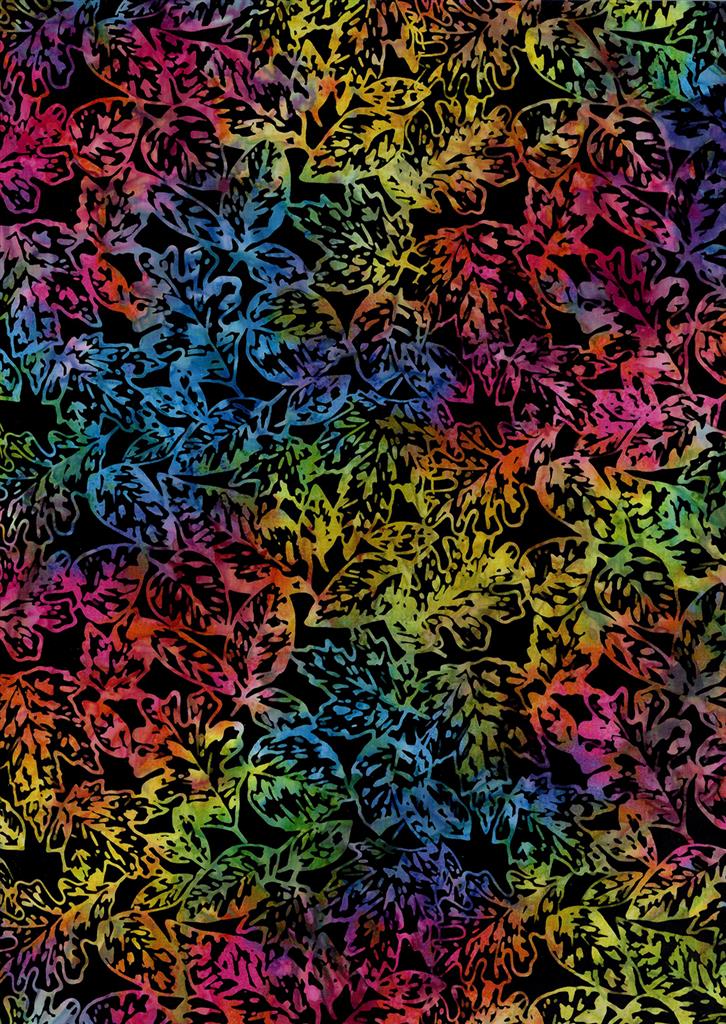 Tonga - Packed Leaves - rainbow