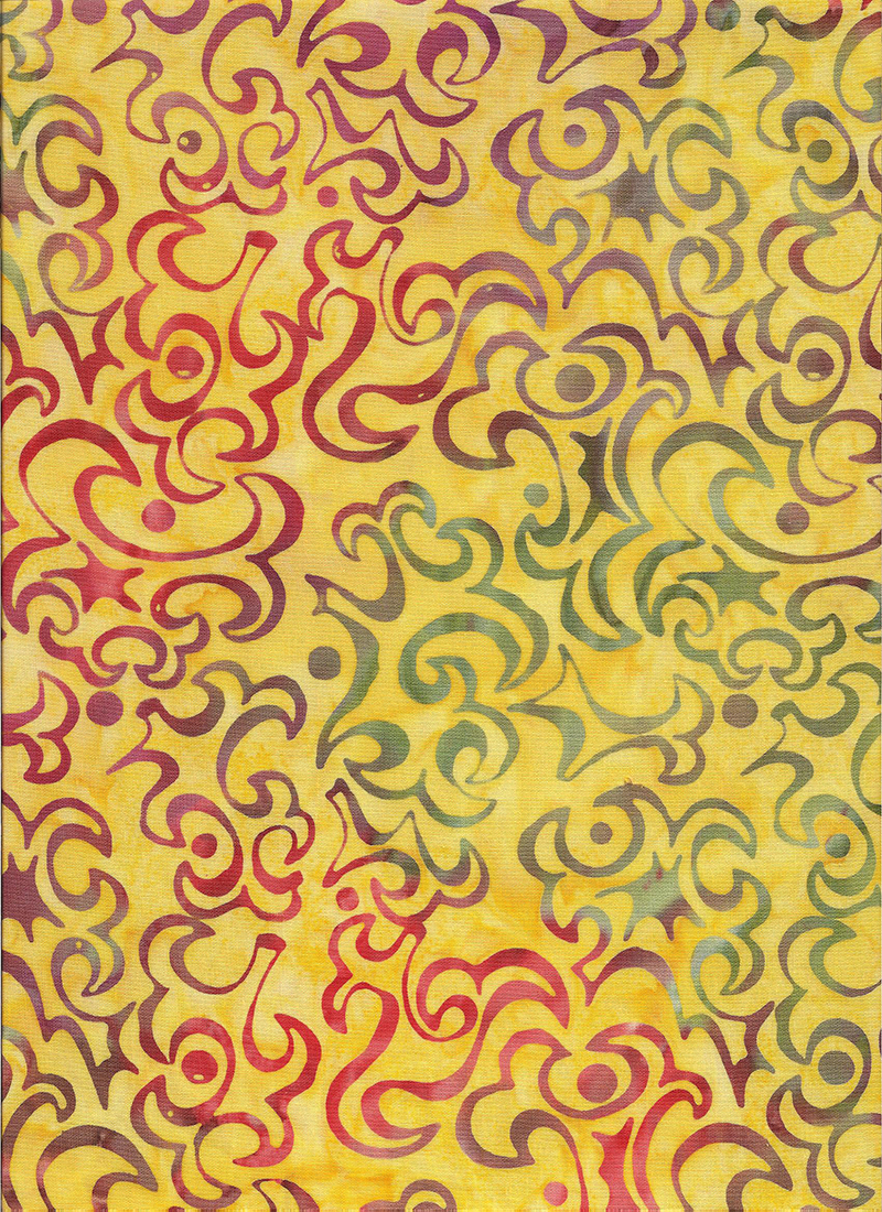 Key West Contempo - Swirls - yellow