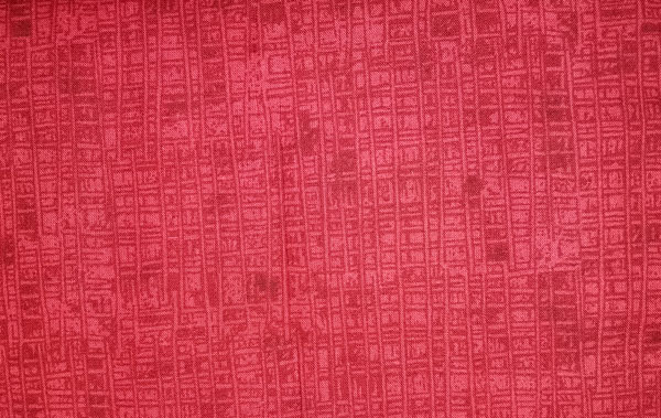 Baumwolldruck - Scratch -  warmes rot