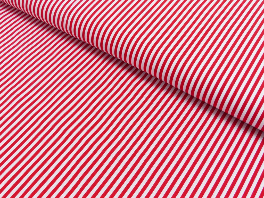 Stripes 3mm - red-white