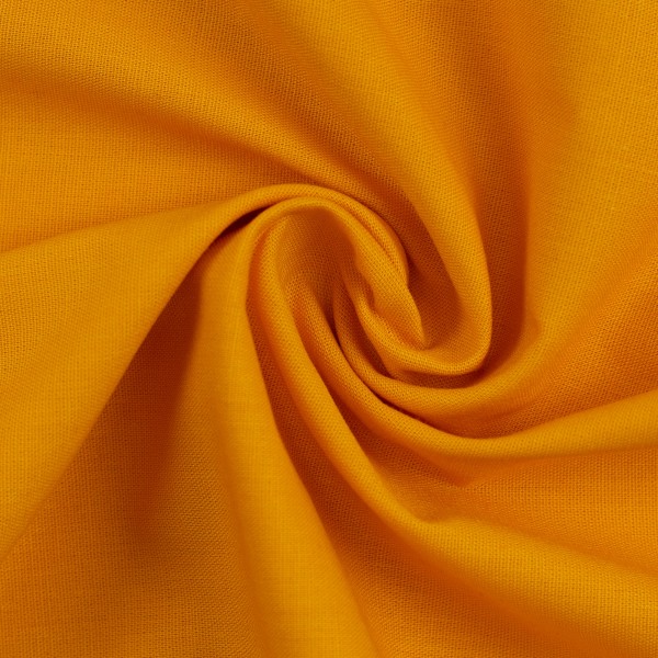 Baumwollstoff - UNI - Überbreite - orange