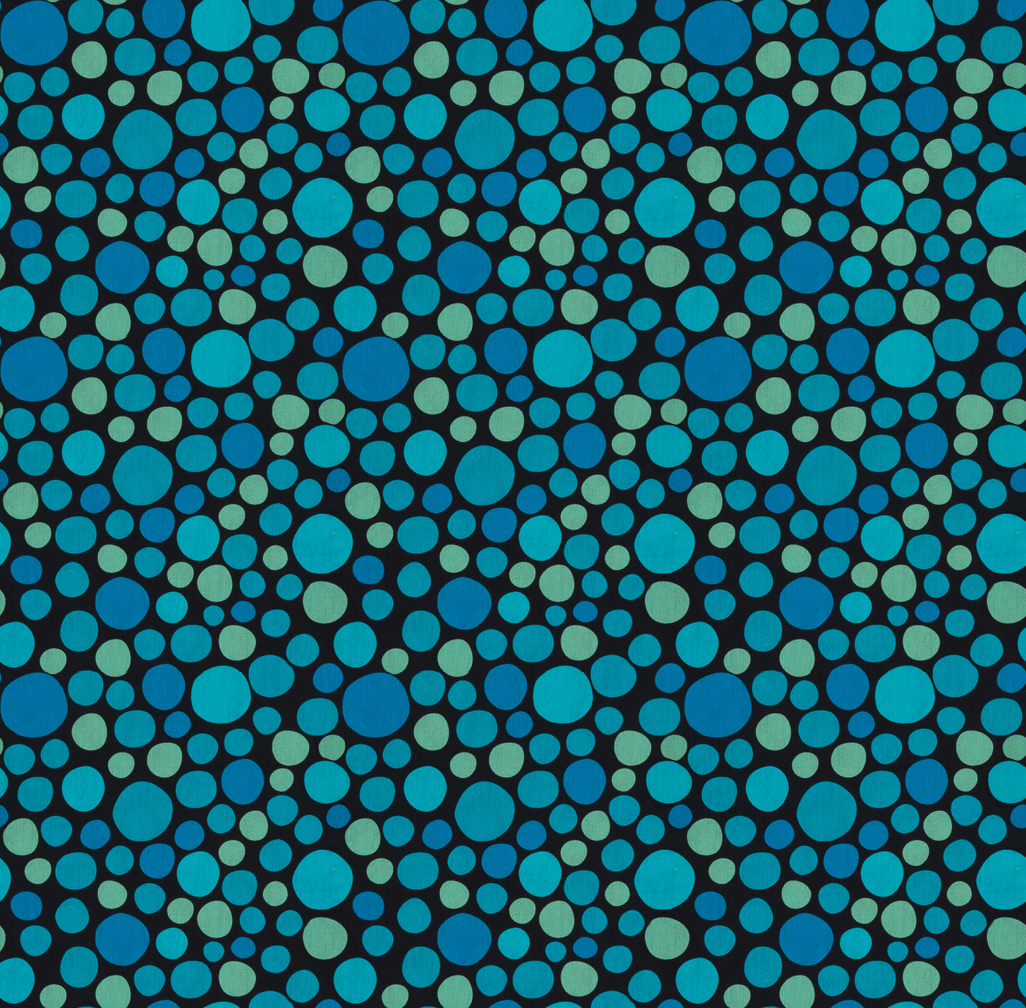 Stones Mosaic - black-blue