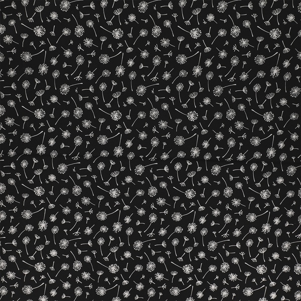 Dandelion - black-white