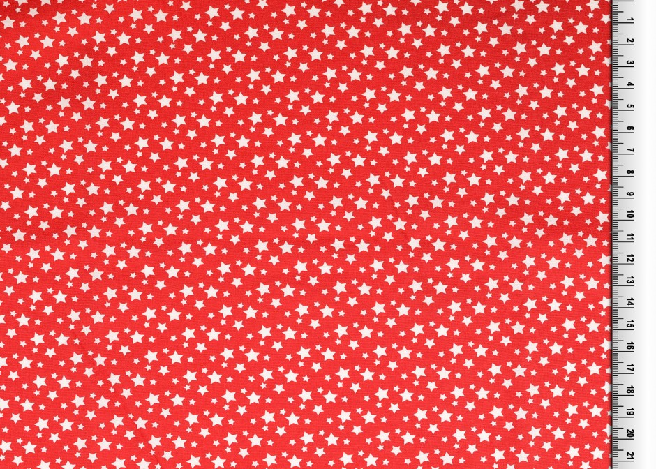Stars small and bigger - red