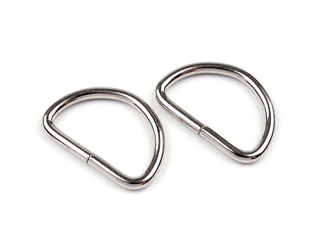 D-Ring - 25mm - silber