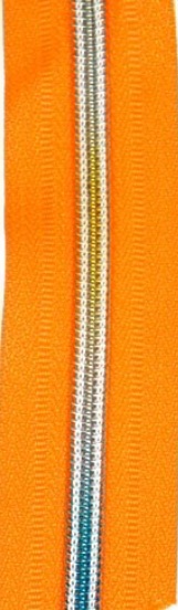 multicolor Reissverschluss 5 mm - orange