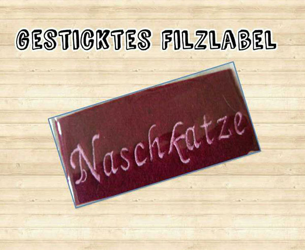 Filzlabel