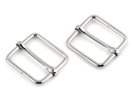 Schieber quadratisch - 25mm - silber