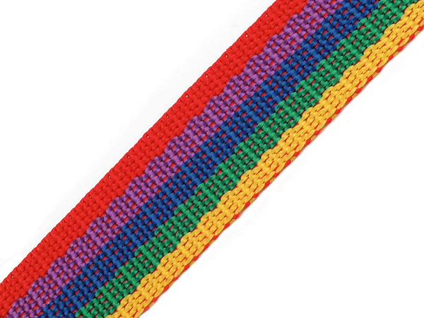 Gurtband 30mm - regenbogen