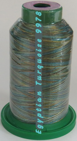 Egyptian Turquoise - Isacord Multicolor 1000m