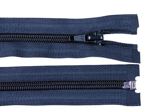 Reissverschluss 45cm - teilbar - dunkelblau