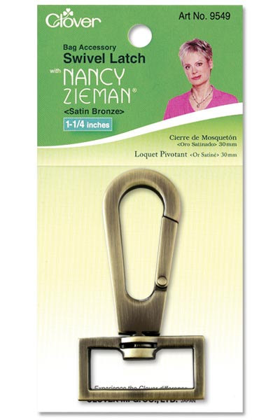 Karabiner - 30mm - satin bronze