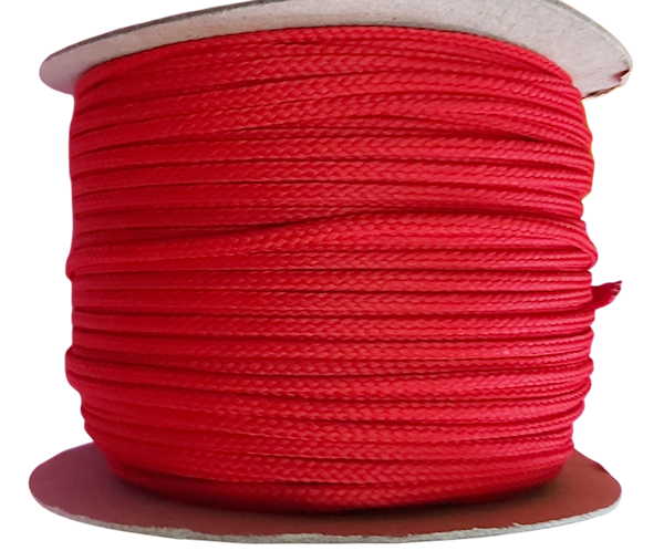 Kordel geflochten 4mm - rot