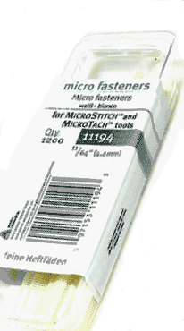 MicroStitch Fasteners schwarz