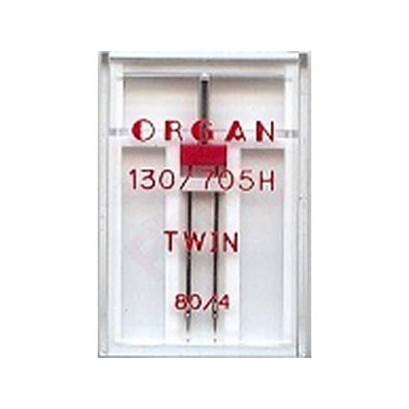 Nähmaschinennadeln - Twin - Stärke: 80/4