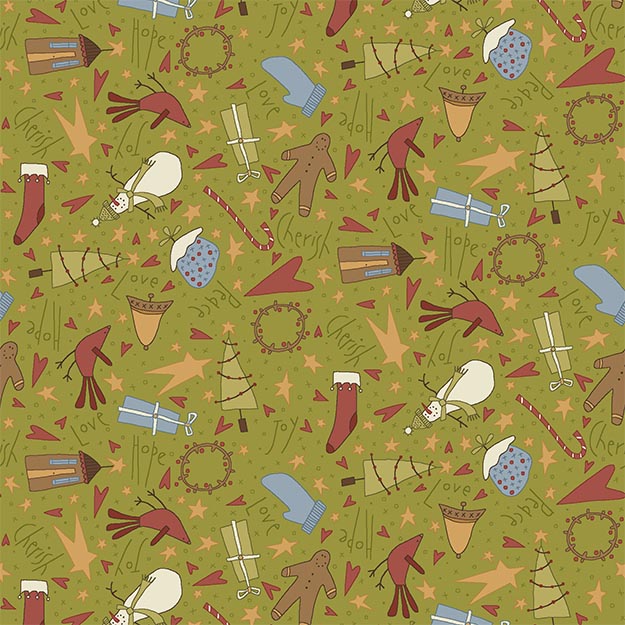 Under the Mistletoe by Hatched & Patched - Novelty Toss - green