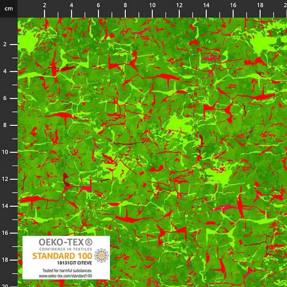 Colour Ways - Cracks - green