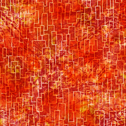 Freeform II - Rectangles - orange