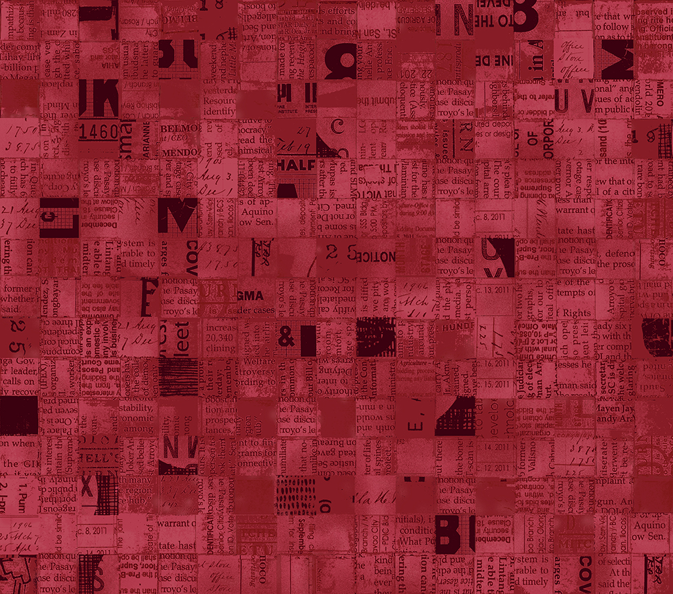 Poster Block - wine red