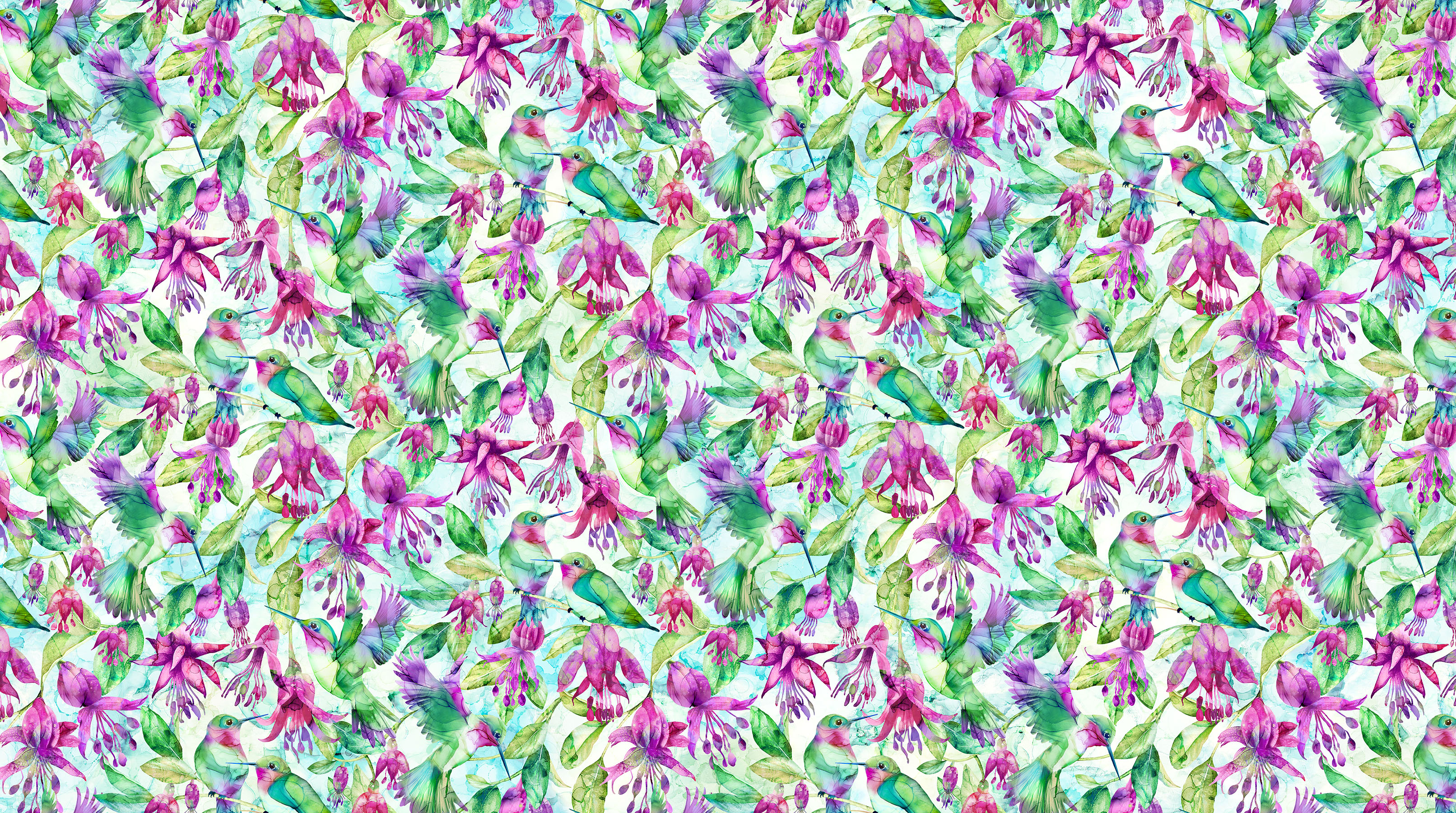 Concerto - Packed Fuchsia - pale blue multi