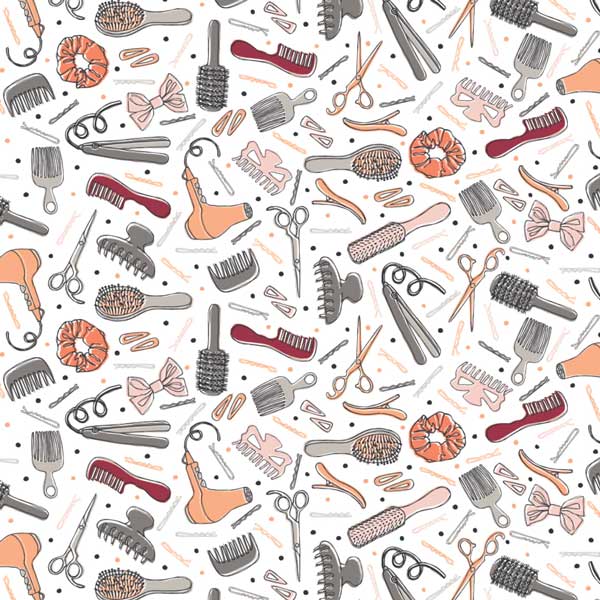 Love is in the Hair - white