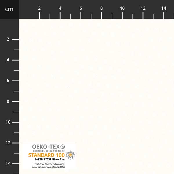Neutral notes - Dots in a Circle - cream white