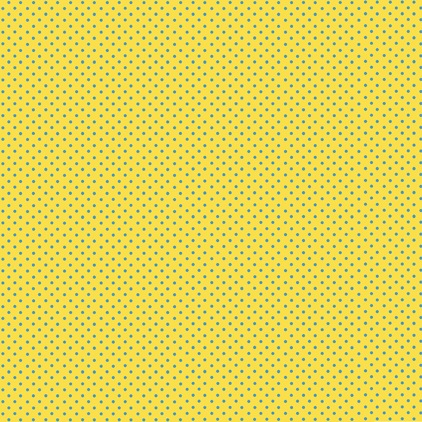 pool Party - Spot - blue on yellow