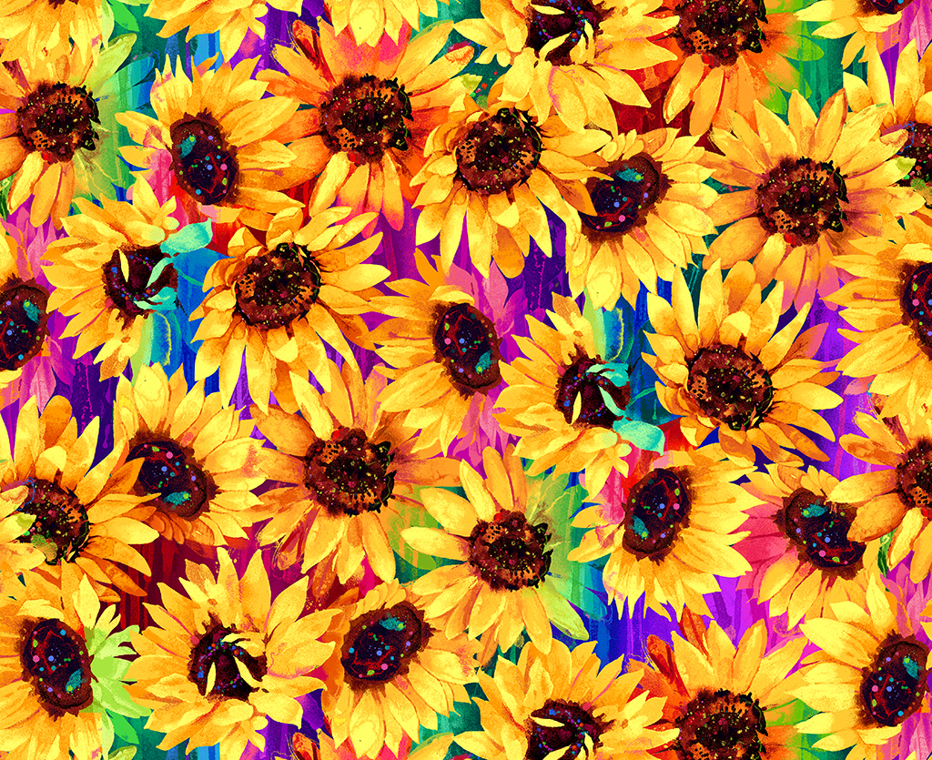 Sundance - Packed Sunflowers - multi