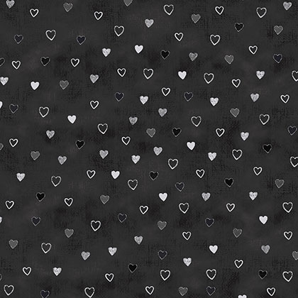 Magic Christmas - Hearts - black-silver