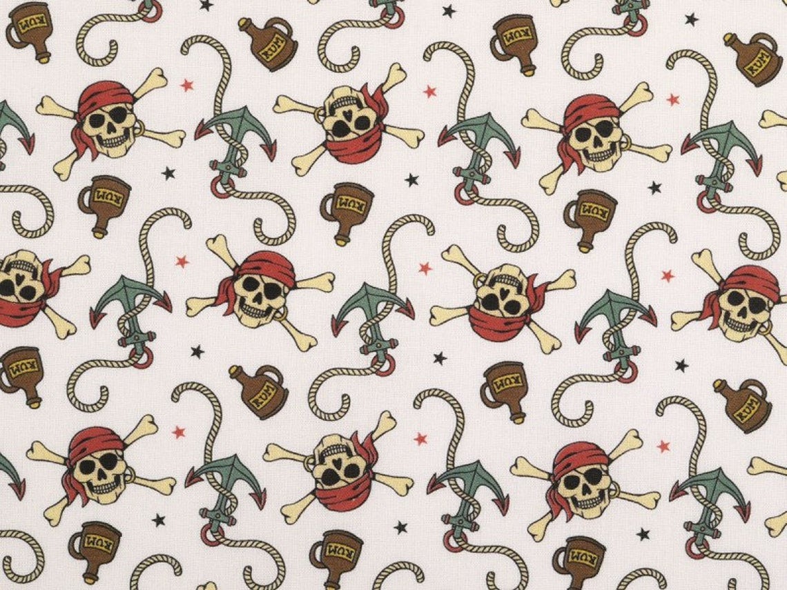 Pirates, Anchor and a bottle of Rum