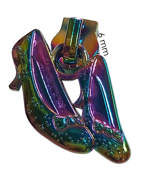 Pumps - Zipper - rainbow