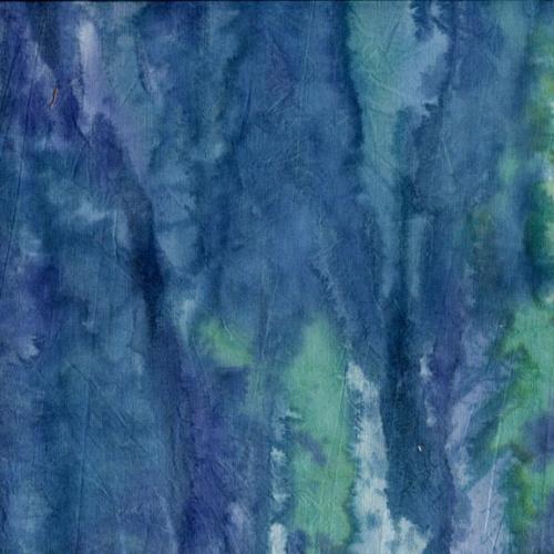 Quilt Backs - Tie Dye Stripes - blue-green