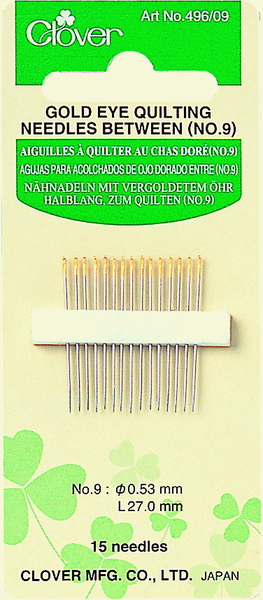 Gold Eye Quilt Needles Nr. 9