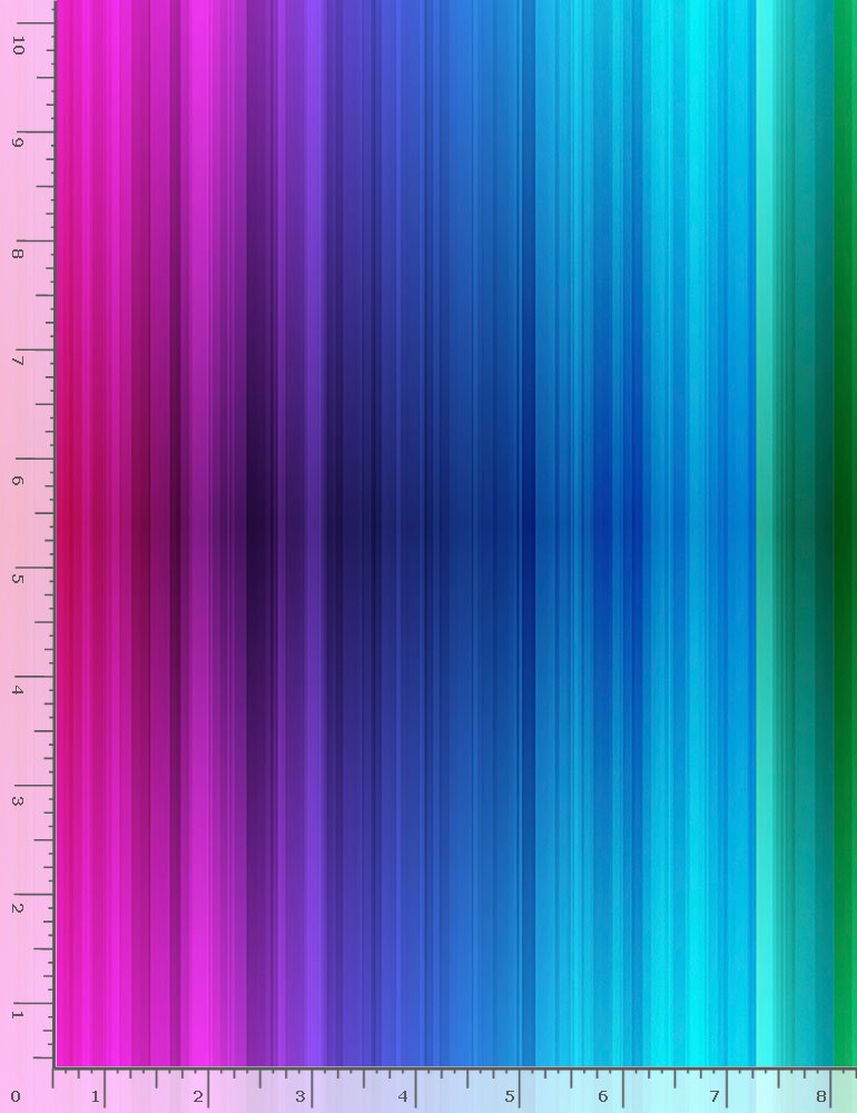 Rainbow Rose Gradient Stripe - rainbow