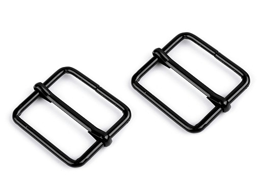 Schieber quadratisch - 25mm - black