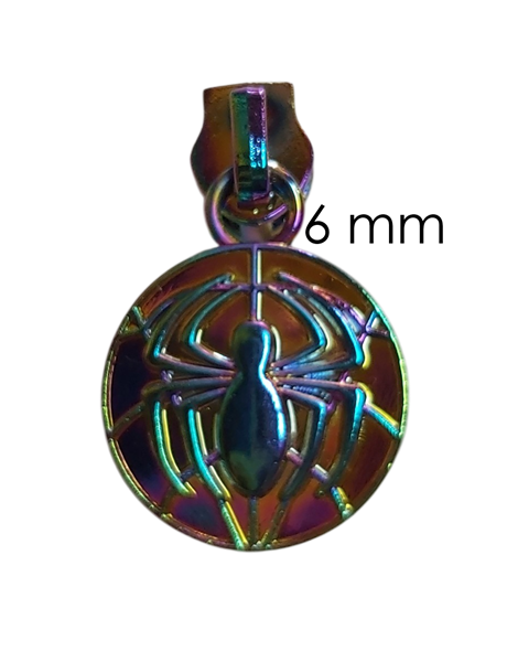 Spider - Zipper - rainbow