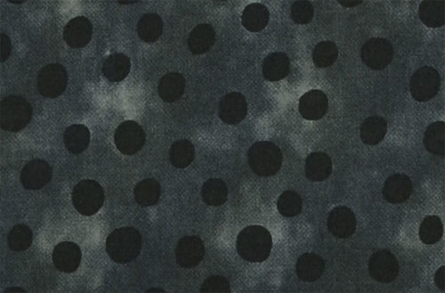 Baumwolldruck - Dots - dunkelgrau