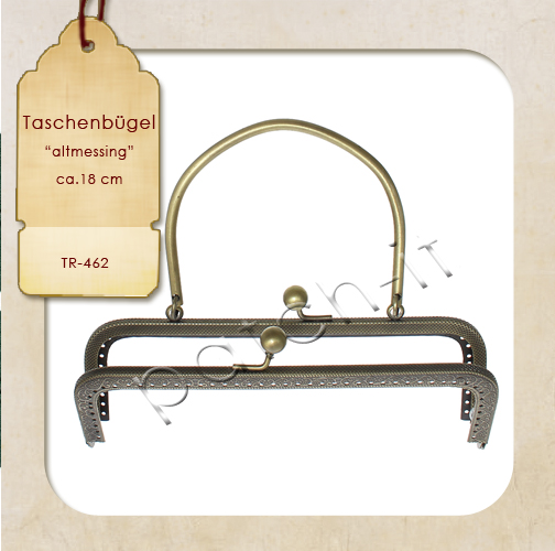 Taschenbügel 18cm mit Griff