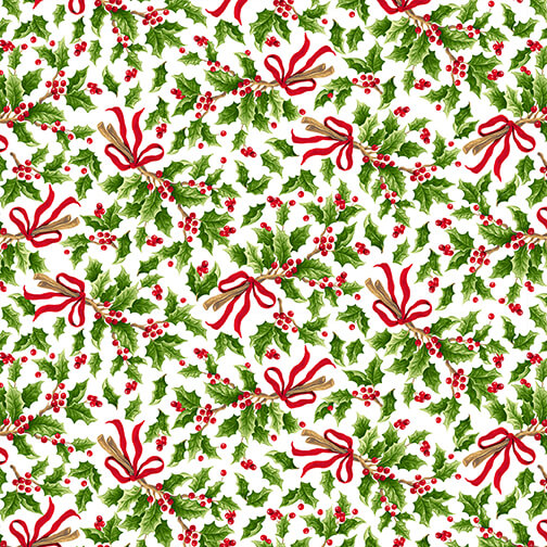 All That Glitters is Snow - Holly - white