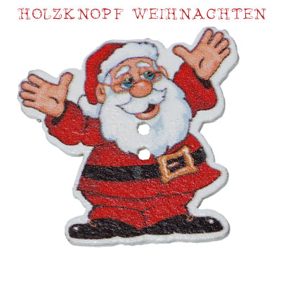 Weihnachtsmann Knopf