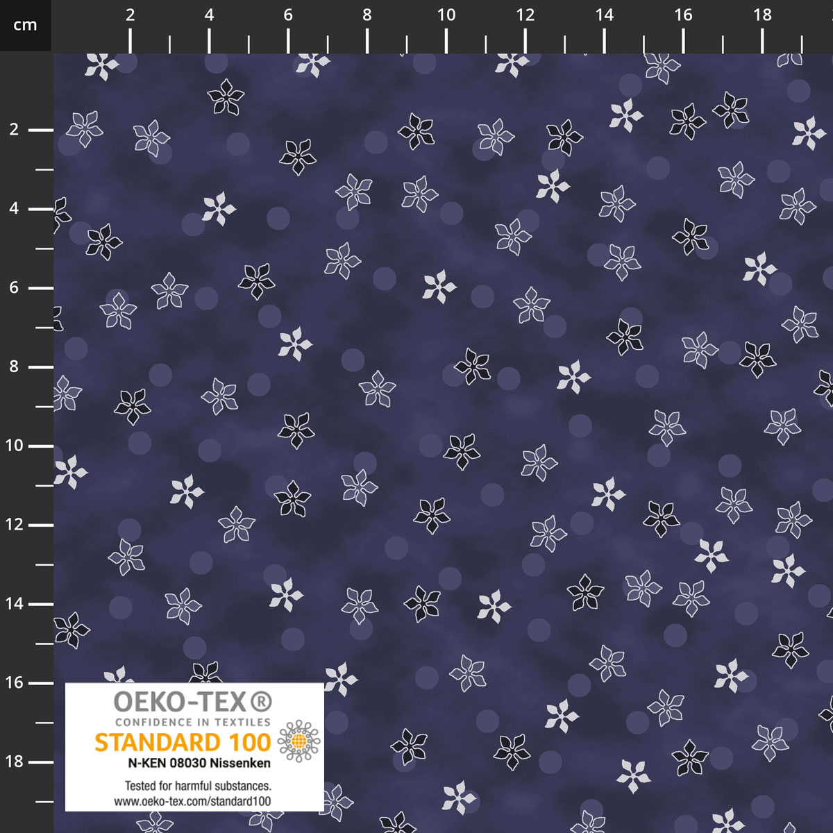 Frosty Snowflake - Flower - blue-silver