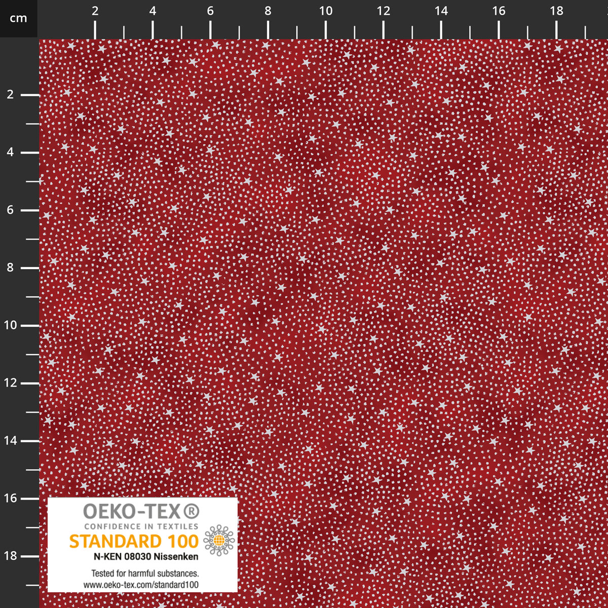 We Love Christmas - Tiny Stars and Dots - red