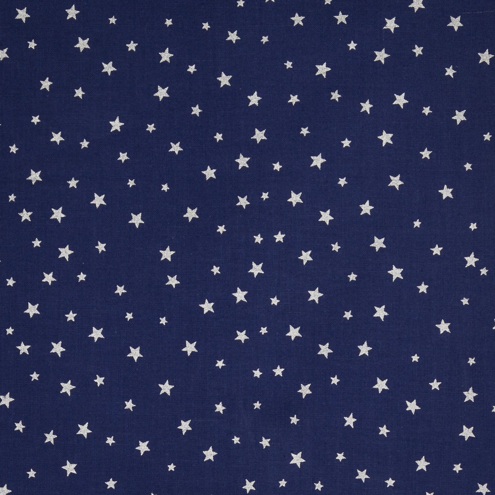 Stars with silver - darkblue