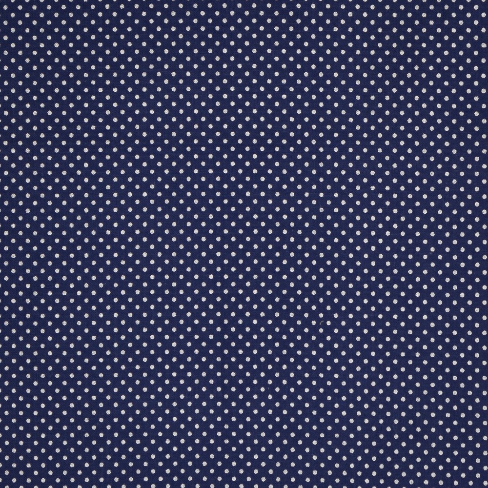 Tiny Speckle with silver - darkblue