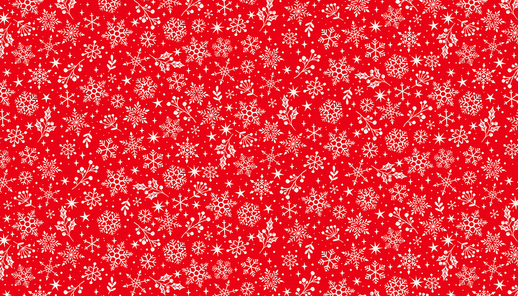 Scandi - Snowflakes - red